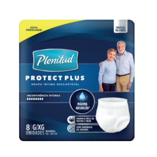 Imagem de Roupa íntima plenitud protect plus tamanho g/xg | com 8 unidades