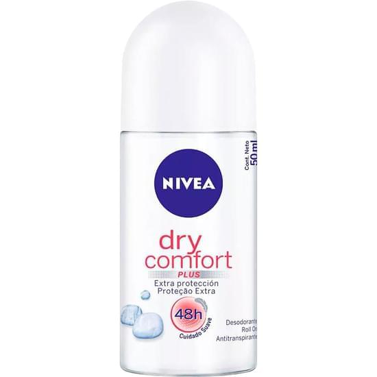 Imagem de Desodorante roll-on feminino nivea dry comfort 50ml