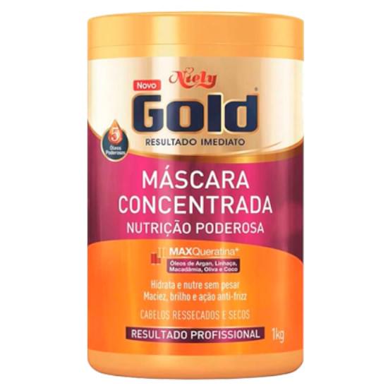 Imagem de Creme para tratamento niely gold nutrição poderosa 1kg