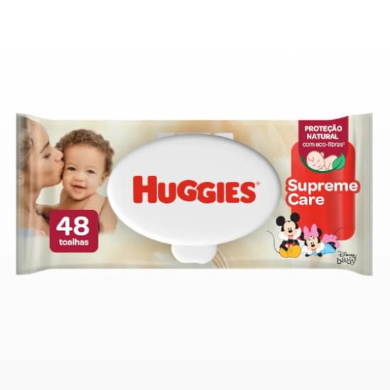 Imagem de Toalha umedecida infantil huggies supreme care | com 48 unidades