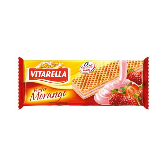 Imagem de Biscoito wafer vitarella morango 100g validade 10/07/21