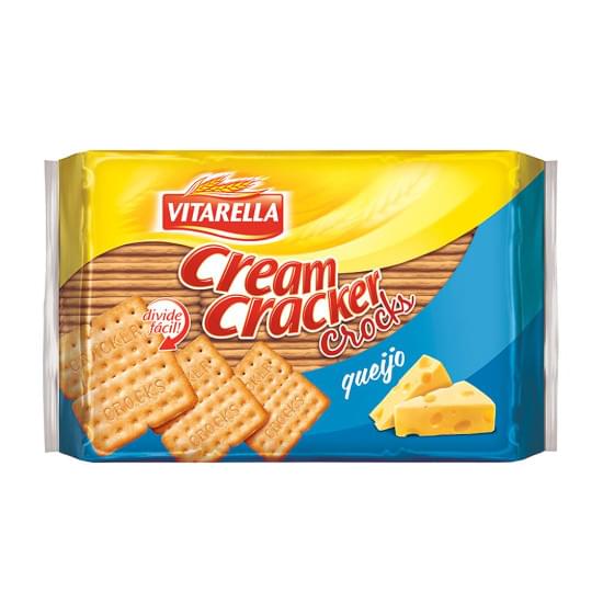 Imagem de Biscoito salgado vitarella crocks queijo 400g