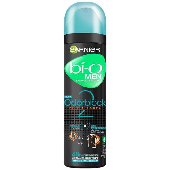 Imagem de Desodorante aerosol masculino bí-o odorblock 150ml