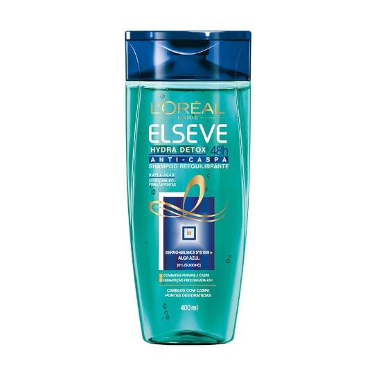 Imagem de Shampoo elseve hydra-detox anti-caspa 400ml