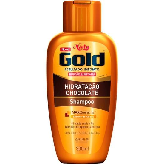 Imagem de Shampoo niely gold hidratação chocolate 300ml