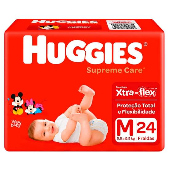 Imagem de Fralda infantil huggies supreme care tamanho m jumbo | com 24 unidades