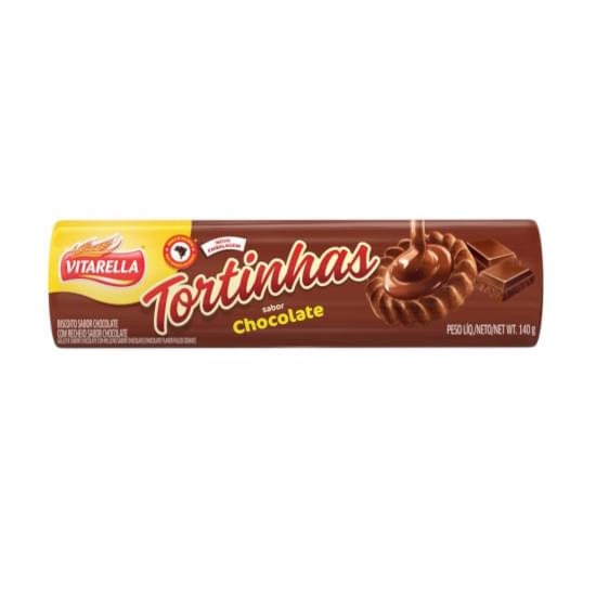 Imagem de Biscoito recheado vitarella tortinha chocolate 140g