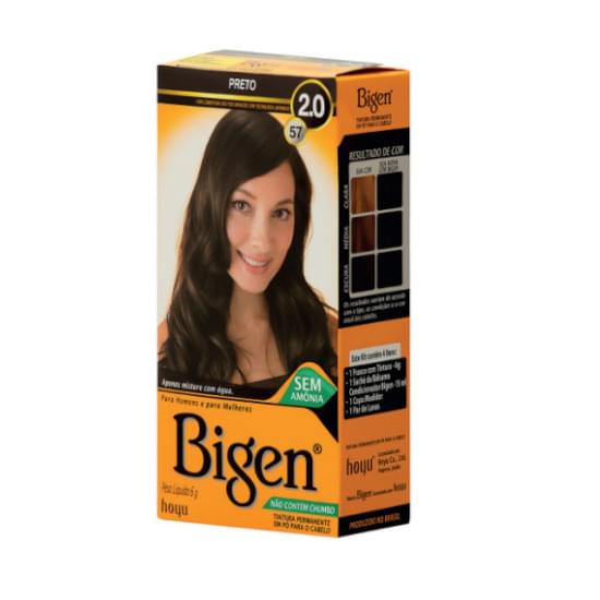 Imagem de Tintura bigen 2.0 57 preto 15ml