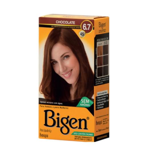 Imagem de Tintura bigen 6.7 45 chocolate 15ml