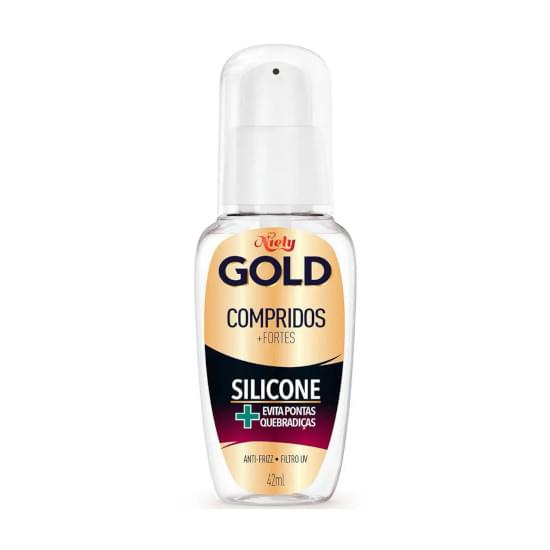 Imagem de Reparador para pontas niely gold silicone compridos + fortes 42ml