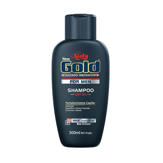 Imagem de Shampoo niely gold masculino proteção for men 300ml