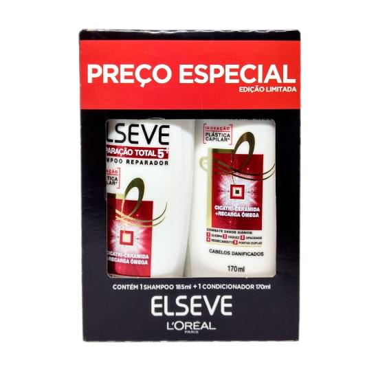 Imagem de Kit elseve reparação total 5+ shampoo 185ml + condicionador 170ml