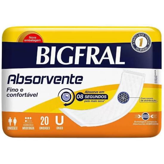 Imagem de Absorvente geriátrico bigfral | com 20 unidades