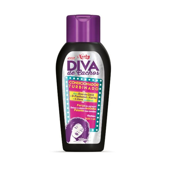 Imagem de Condicionador niely diva de cachos turbinado 200ml