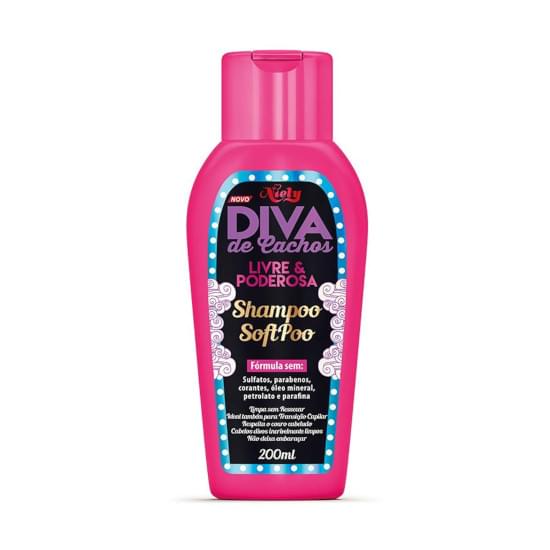 Imagem de Shampoo niely diva de cachos soft poo 200ml