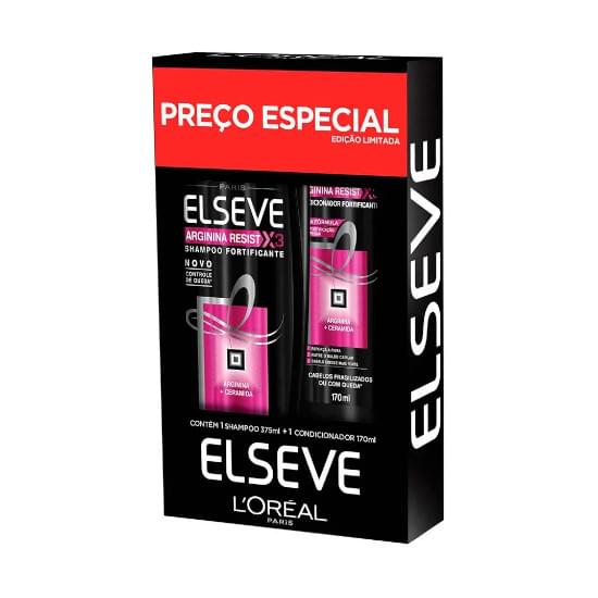 Imagem de Kit elseve arginina x3 shampoo 375ml + condicionador 170ml