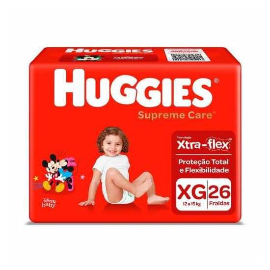 Imagem de Fralda infantil huggies supreme care tamanho xg mega | com 26 unidades