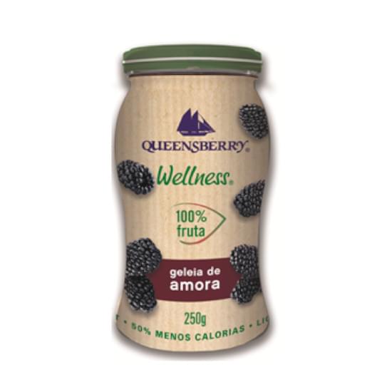 Imagem de Geleia queensberry wellsness 100% fruta amora vidro 250g