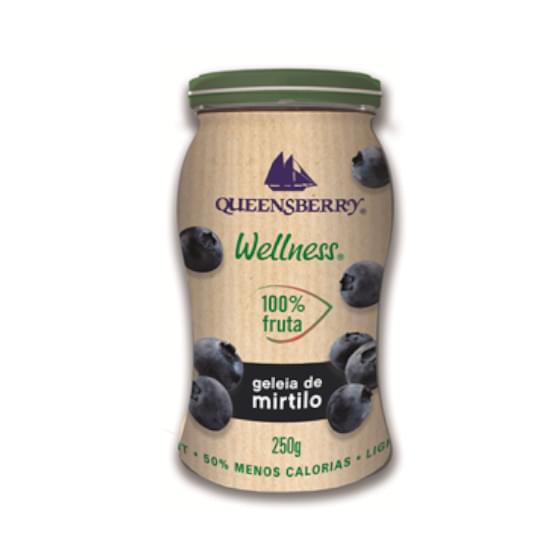 Imagem de Geleia queensberry wellsness 100% blueberry vidro 250g