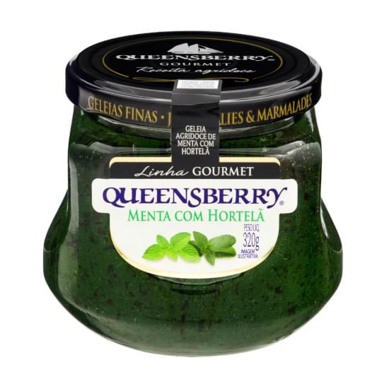 Imagem de Geleia queensberry gourmet menta com hortelã vidro 320g