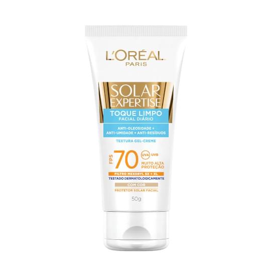 Imagem de Protetor facial solar expertise loreal fps 70 toque limpo 50g