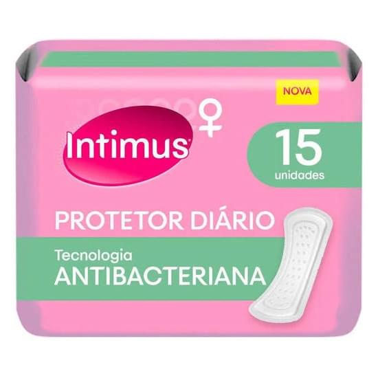 Imagem de Protetor diário sem abas intimus antibacteriano | com 15 unidades