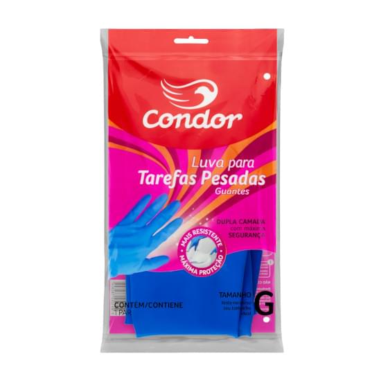 Imagem de Luva para tarefas pesadas azul condor g