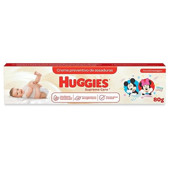 Imagem de Creme preventivo de assaduras huggies supreme care 80g