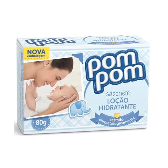 Imagem de Sabonete em barra infantil pom pom loção hidratante 70g