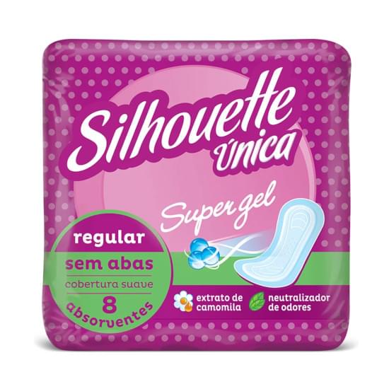 Imagem de Absorvente diário silhouette única sem abas super gel suave | com 8 unidades