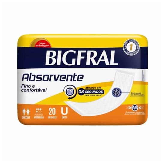 Imagem de Absorvente geriátrico bigfral | com 20 unidades