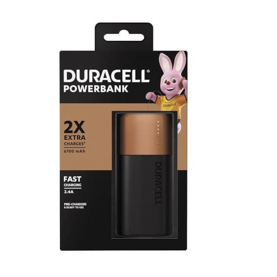 Imagem de Carregador portátil duracell  power bank 6700 mah