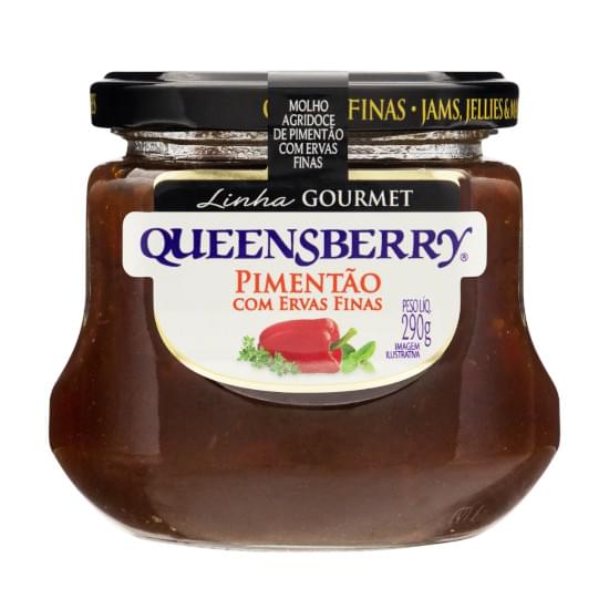 Imagem de Molho agridoce queensberry gourmet pimentão com ervas finas vidro 290g