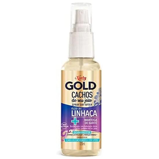 Imagem de Niely gold spray day after 120ml oleo de linhaça + manteiga de karite