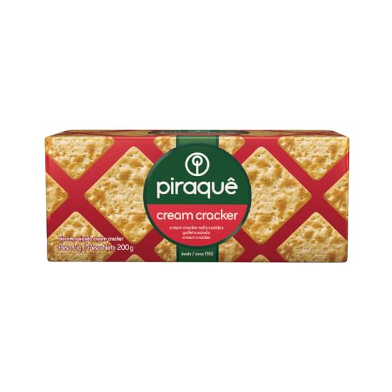 Imagem de Biscoito salgado piraque cream cracker tradicional 200g