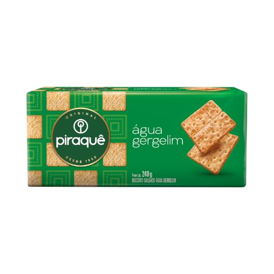 Imagem de Biscoito salgado piraque cream cracker gergelim 240g