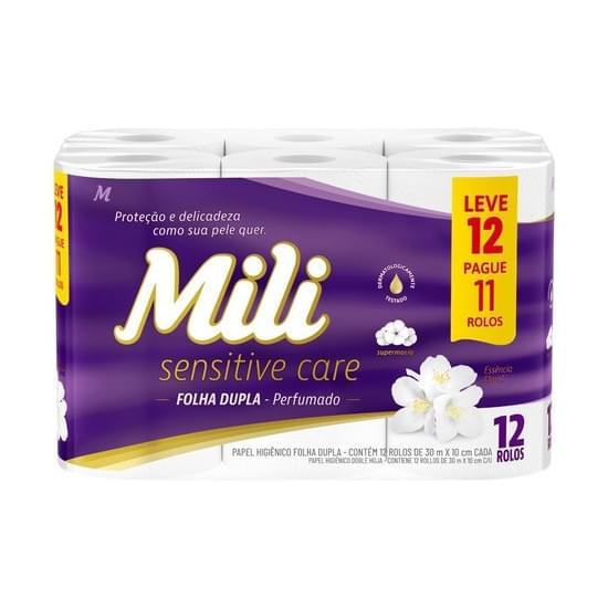 Imagem de Papel higiênico mili folha dupla perfumado 30 metros | leve12pague11