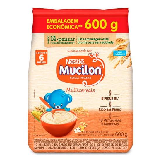 Imagem de Complemento alimentar nestlé mucilon multicereais sache 600g