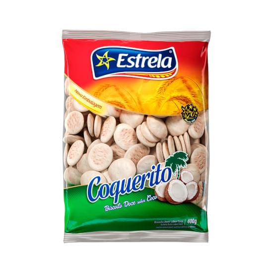 Imagem de Estrela biscoito doce coqueirinho 400g