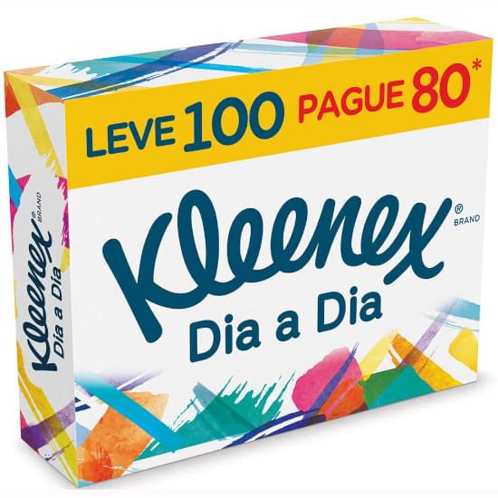 Imagem de Lenço de papel kleenex original | leve 100 pague 80 unidades