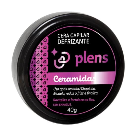 Imagem de Cera finalizadora plens defrizante ceramidas 40g