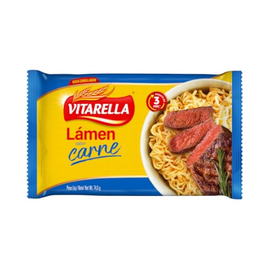 Imagem de Macarrão instantâneo vitarella lámen carne 74,3g