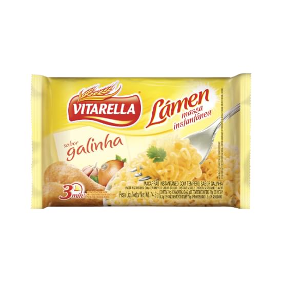 Imagem de Macarrão instantâneo vitarella lámen galinha 74,3g