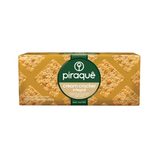 Imagem de Piraque bisc cream cracker integral 240g