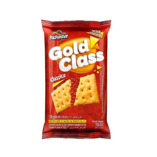 Imagem de Biscoito gold class classico richester 138g