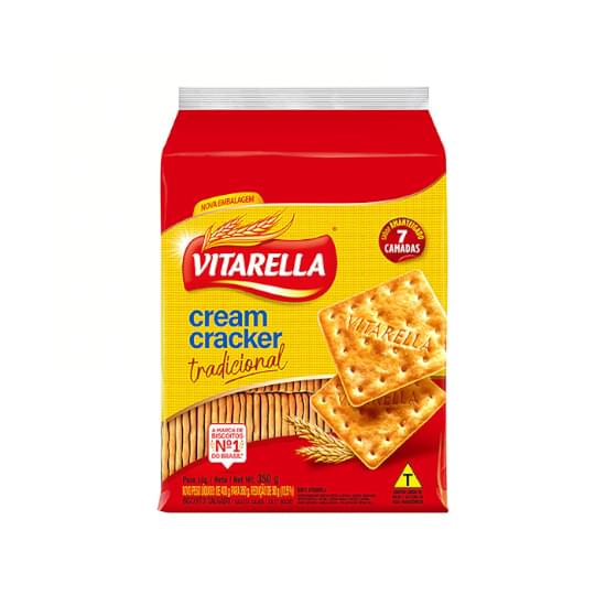 Imagem de Biscoito salgado vitarella cream cracker tradicional 350g