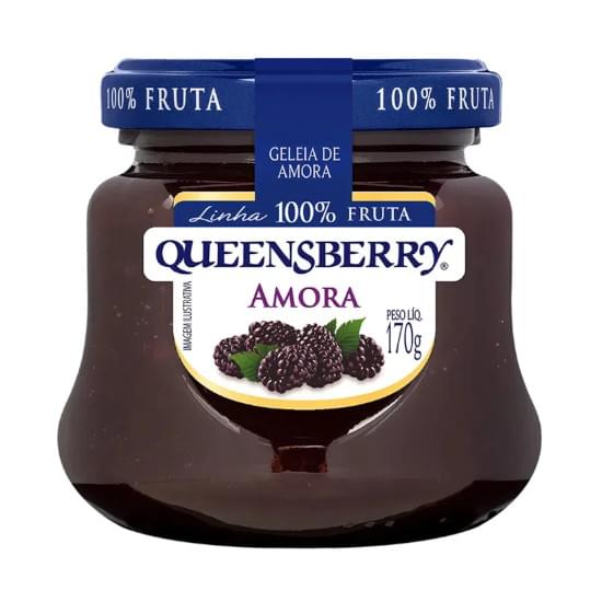 Imagem de Geleia queensberry 100%  fruta amora vidro 170g