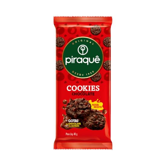 Imagem de Biscoito cookie chocolate piraquê pacote 40g display com 12 unidades