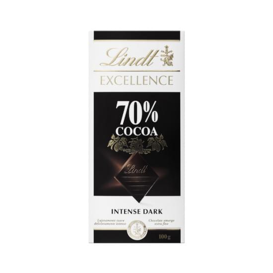 Imagem de Chocolate amargo extra fino 70% cacau lindt excellence caixa 100g