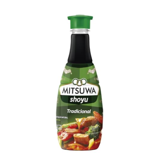 Imagem de Molho shoyu tradicional mitsuwa frasco 500ml